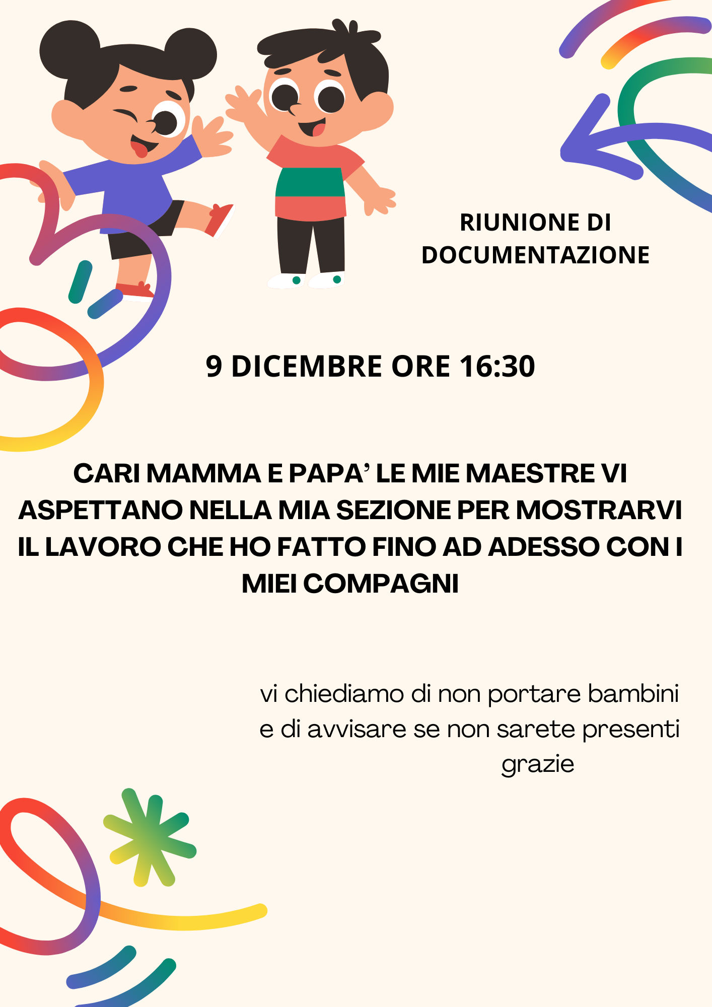 RIUNIONE DI DOCUMENTAZIONE