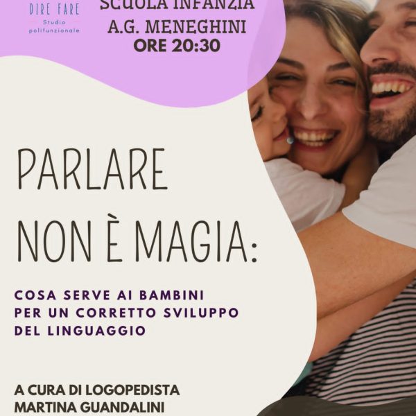 Incontro genitori con logopedista aprile 2026